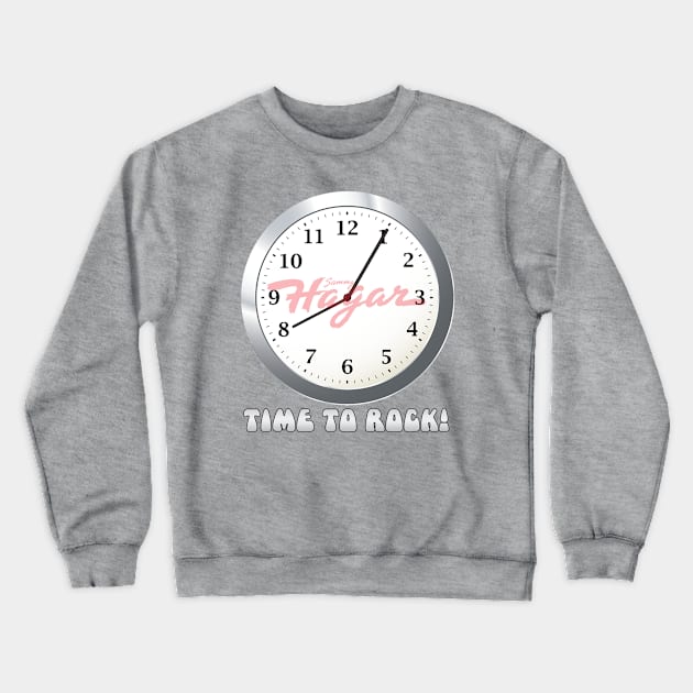 There's Only One Time to Rock! Crewneck Sweatshirt by RetroZest